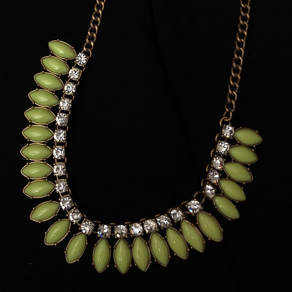 J. Crew Neon Statement Necklace